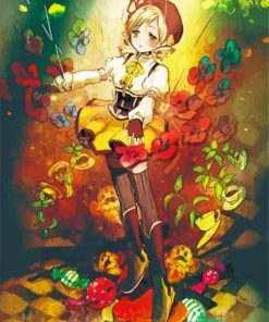 Mami Tomoe Madoka paint by number
