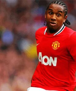 Manchester United Player Anderson paint by number
