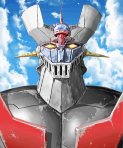 Mazinger Cartoon paint by numbers
