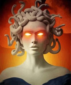 Medusa paint by numbers