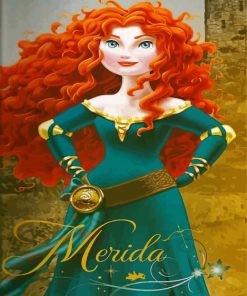 Merida The Princess paint by numbers