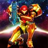Metroid Galaxy paint by numbers