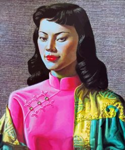 Miss Wong Tretchikoff Art paint by number