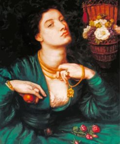 Monna Pomona By Rossetti paint by number