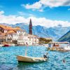 Montenegro perast Town paint by numbers