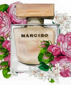 Narciso Fragrance paint by numbers