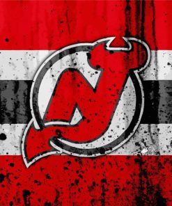 New Jersey Devils Ice Hockey Club paint by numbers