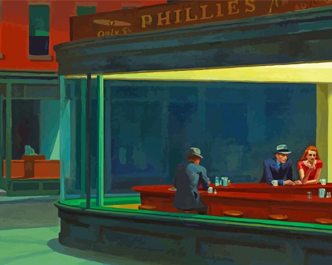 Nighthawks paint by numbers