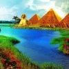 Nile River Egypt paint by number