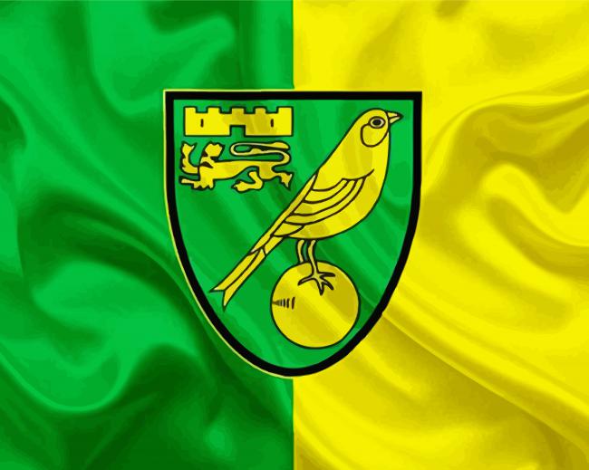 Norwich City Football Club Logo paint by number
