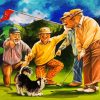 Old Men In Golf paint by numbers
