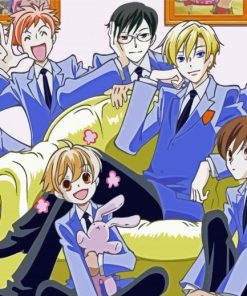 Ouran High School Host Club Characters paint by number