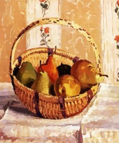 Pears And Apples Pissarro Art paint by number