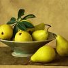 Pears In A Bowl paint by number