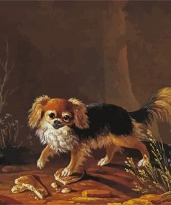 Pekingese Puppy Dog paint by number