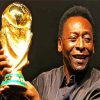 Pele Professional Footballer paint by number