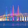 Penang Bridge Malaysia paint by number