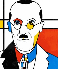 Piet Mondrian Art paint by numbers