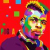 Pogba Player Pop Art paint by number