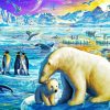 Polar Bears And Penguins paint by number