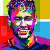 Pop Art Neymar paint by number