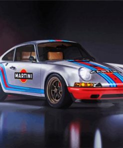 Porsch Martini 911 paint by numbers