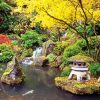 Portland Japanese Garden Landscape paint by numbers