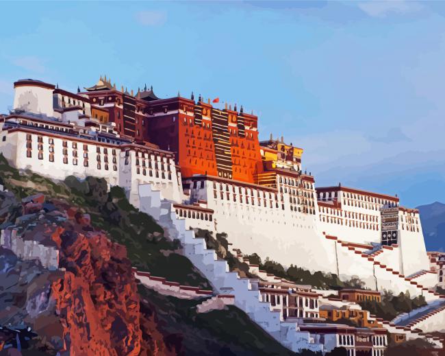 Potala Palace paint by numbers