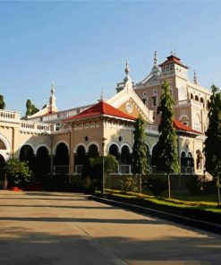 Pune Aga Khan Palace paint by numbers