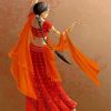 Punjabi Girl Dancing paint by numbers