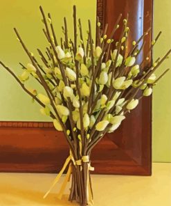 Pussy Willow Bouquet paint by number