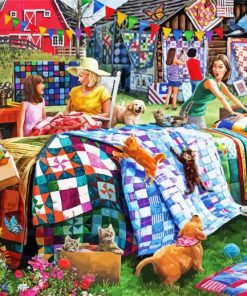 Quilting Festival paint by numbers