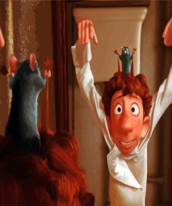 Ratatouille Movie paint by number