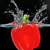 Red Pepper In Water paint by number