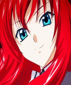 Rias Gremory High School DxD paint by numbers