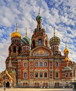 Russia Savior On The Spilled Blood paint by number