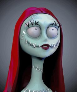 Sally Nightmare Before Christmas paint by number