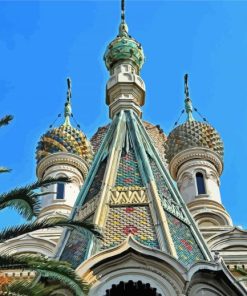Sanremo Russian Orthodox Church paint by number