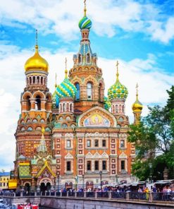 Savior On The Spilled Blood Russia paint by number