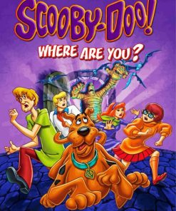 Scooby Doo Movie Poster paint by number
