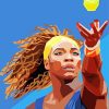 Serena Williams Pop Art paint by number