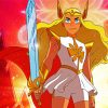 She Ra Superhero paint by number