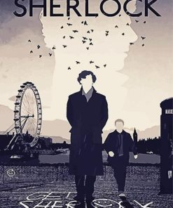 Sherlock Poster paint by number