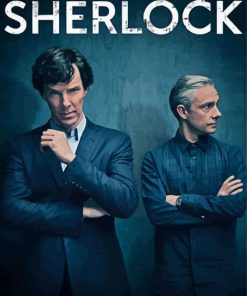 Sherlock Serie Poster paint by number