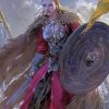 Shield Maiden Warrior paint by numbers