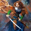 Shield Maiden paint by numbers
