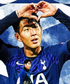 Son Heung Min paint by number