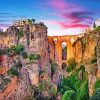 Spain Ronda At Sunset paint by number