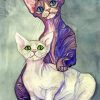 Sphynx Cats Art paint by numbers