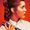 Star Wars Princess Leia Organa paint by numbers